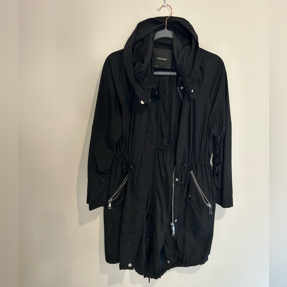 Zara Long Black Jacket
